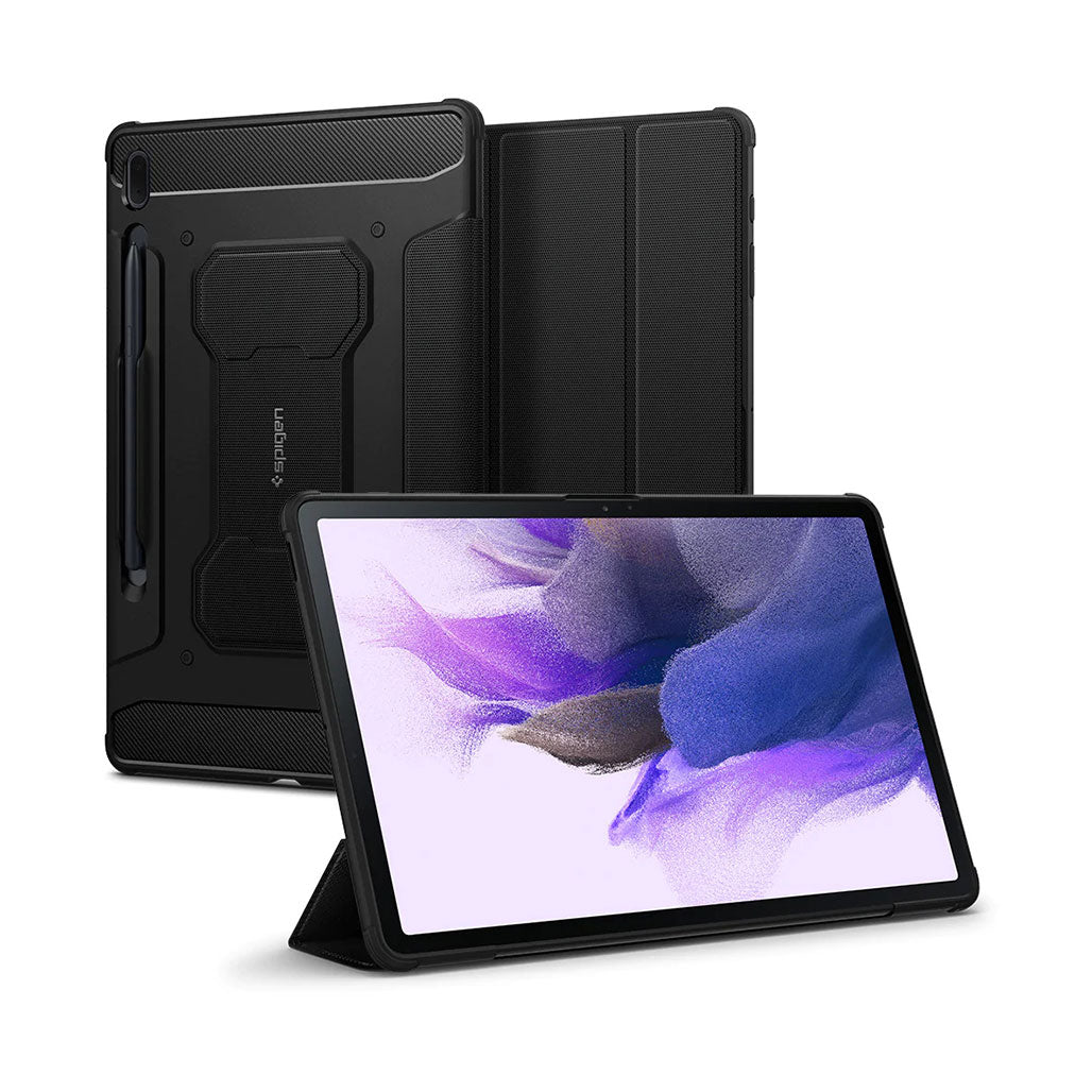 Spigen Galaxy Tab S7 FE 5G Case Rugged Armor Pro, 31228939469052, Available at 961Souq