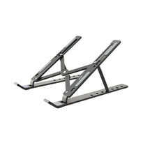 Green Lion X-Foldable Laptop Stander, Full Metal, Anti-Slip, Triangle Stand - Space Grey from Green Lion sold by 961Souq-Zalka