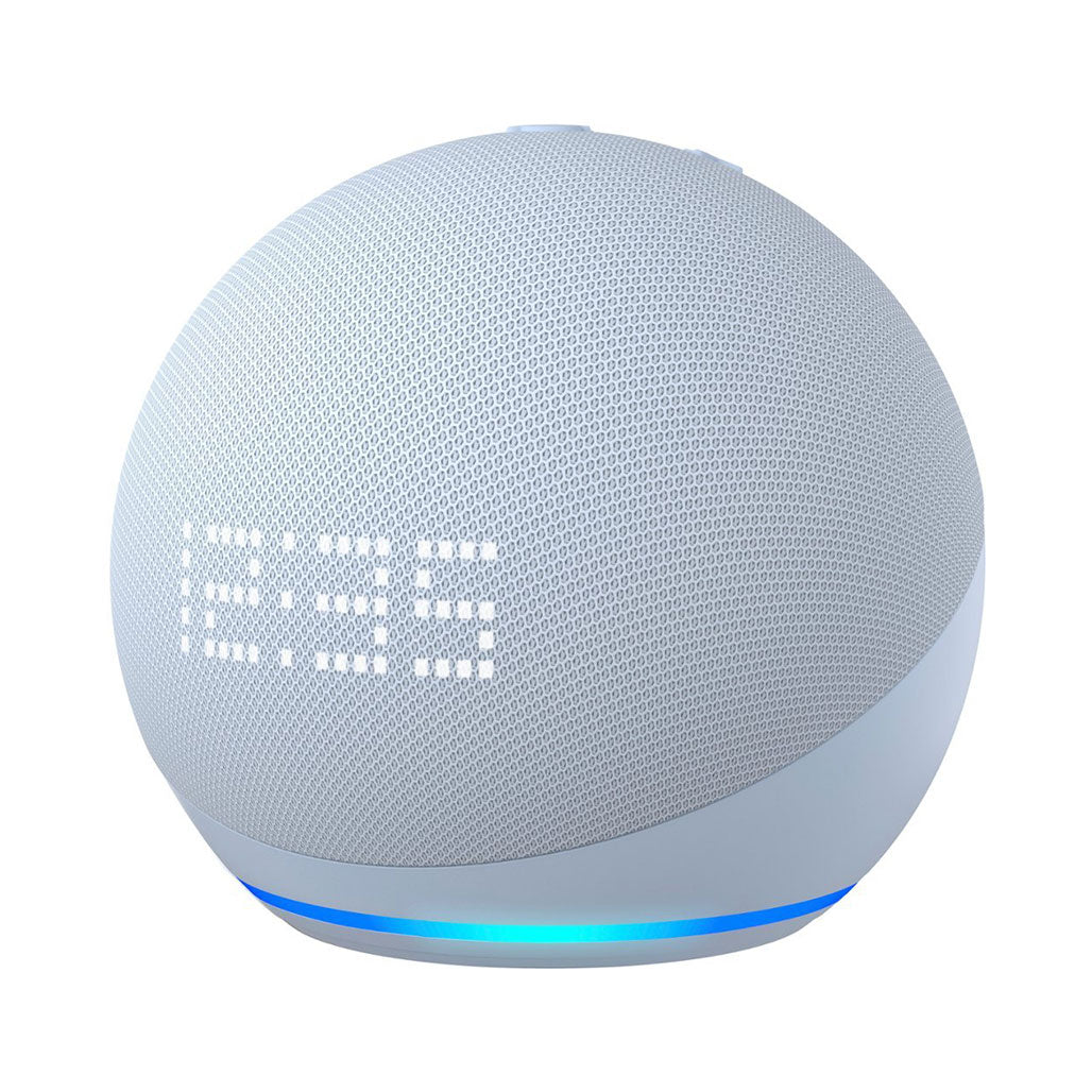 Amazon - Echo Dot with Clock (5th Gen, 2022 Release) Smart Speaker with Alexa, 31493375590652, Available at 961Souq
