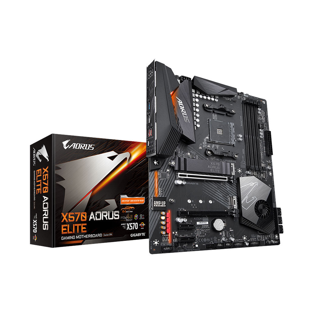 Gigabyte X570 Aorus ELITE 1.0 motherboard - AM4, 29876922155260, Available at 961Souq