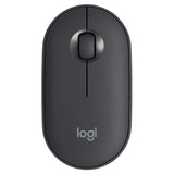 Logitech Pebble M350 Portable Wireless Mouse with Bluetooth or 2.4 GHz Receiver, Silent, Slim Computer Mouse with Quiet Click for Laptop, Notebook, PC and Mac from Logitech sold by 961Souq-Zalka