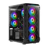 Xigmatek E-ATX Overtake RGB Large Tower Case With Glass Panels Black EN43477 from Xigmatek sold by 961Souq-Zalka