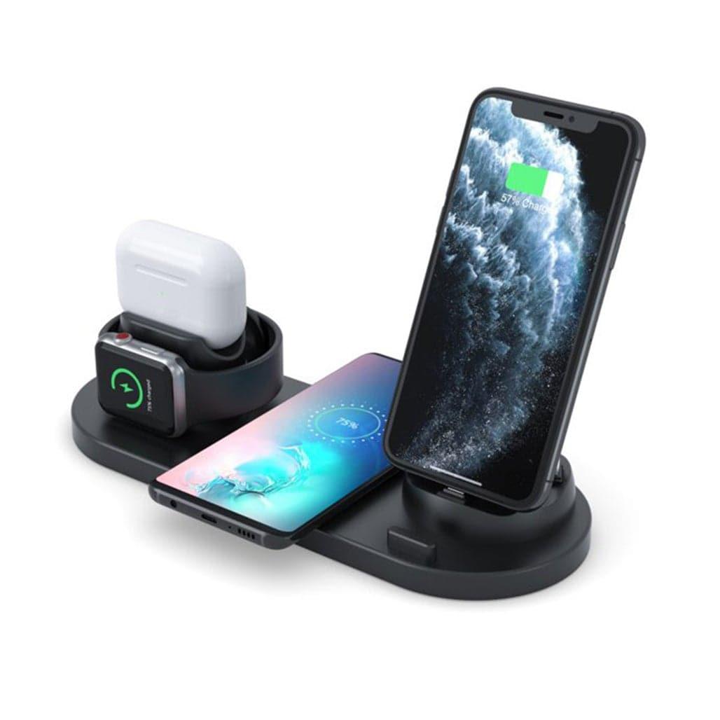6 in 1 Multifunction Charging Stand Black from Other sold by 961Souq-Zalka