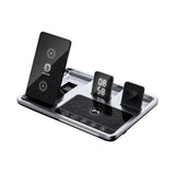 Green Lion 4 in 1 Wireless Charging Station 15W – Black from Green Lion sold by 961Souq-Zalka