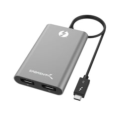 Sabrent Thunderbolt 3 to Dual DisplayPort Adapter Supports Up to Two 4K 60Hz Monitors from Other sold by 961Souq-Zalka
