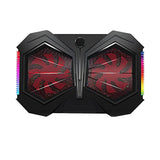 YL-017 Gaming Laptop Cooling Pad Stand – RGB Side Lights – 2 x USB -12 to17 Inch from Other sold by 961Souq-Zalka