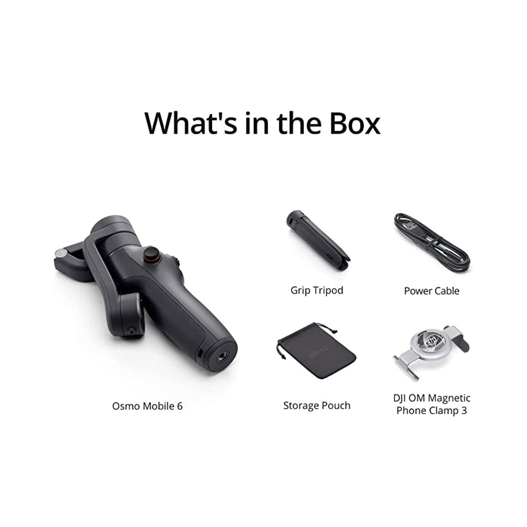 A Photo Of DJI Osmo Mobile 6 Smartphone Gimbal Stabilizer, 3-Axis Phone Gimbal - Slate Gray