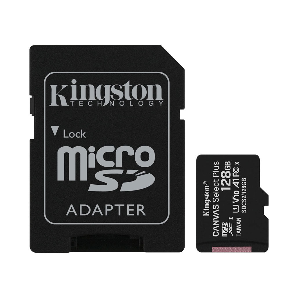 Kingston Canvas Select Plus micro SD Card (SDXC) + SD Adapter from Kingston sold by 961Souq-Zalka