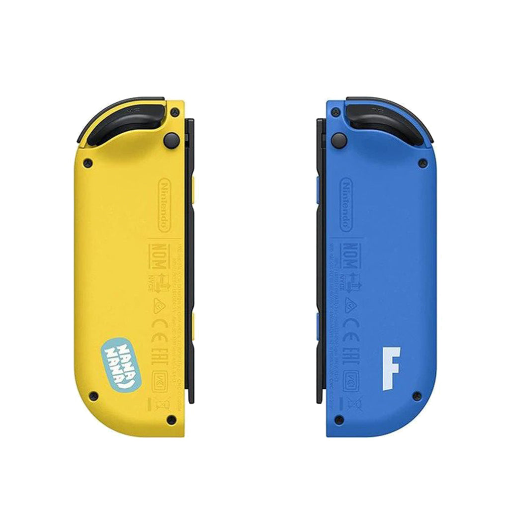 A Photo Of Nintendo Switch Joy-Con Pair - Blue/Yellow Fortnite Edition