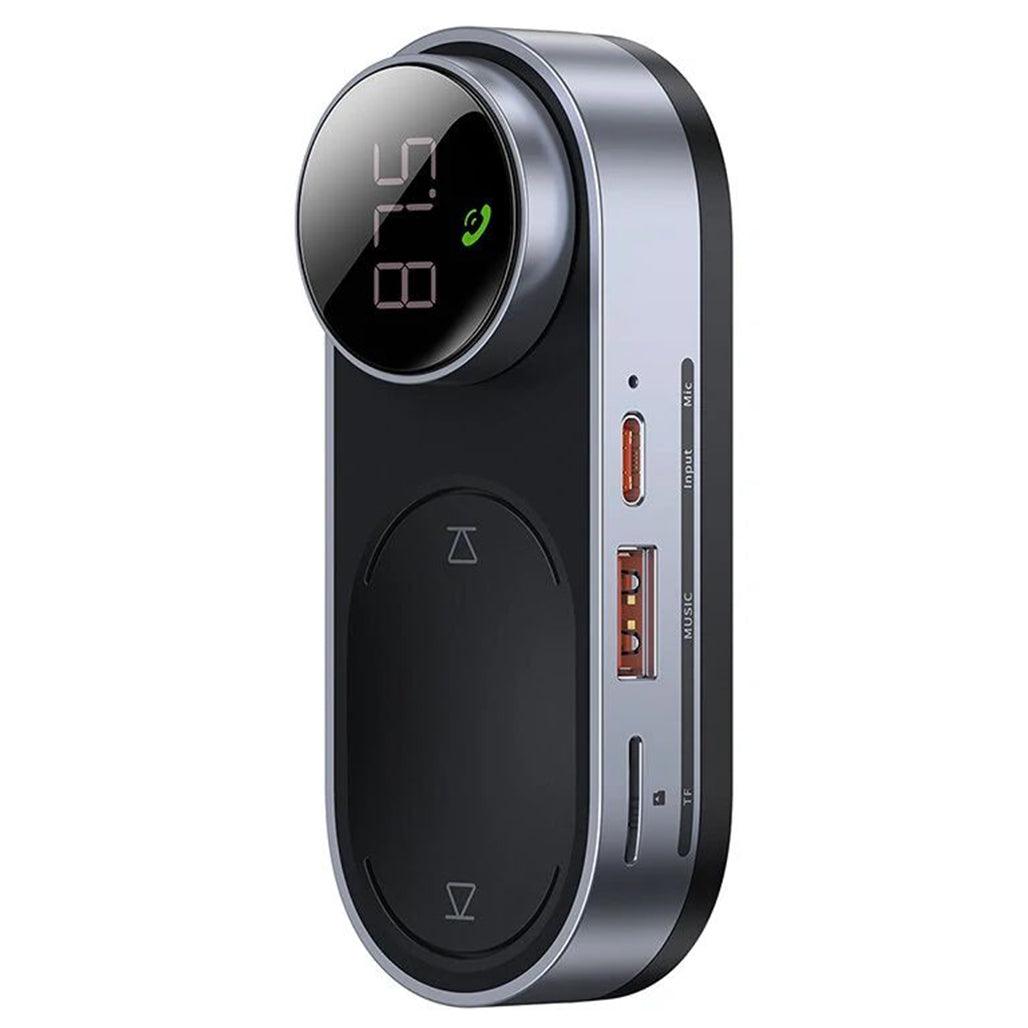 Baseus Solar FM Modulator Transmitter Bluetooth 5.0 Handsfree Wireless MP3 Player, 23188809679020, Available at 961Souq