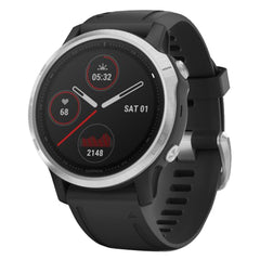 Garmin FĒNIX 6S Solar Silver With Black Band from Garmin sold by 961Souq-Zalka