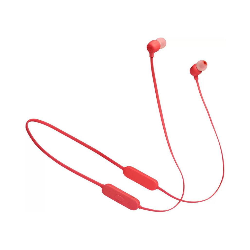 JBL T125BT Wireless In-Ear Pure Bass Headphones Blue/Coral, 23189978775724, Available at 961Souq