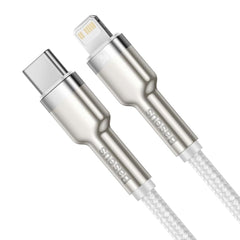 Baseus Cafule metal cable Type-C to iP PD 20w 2m white from Baseus sold by 961Souq-Zalka