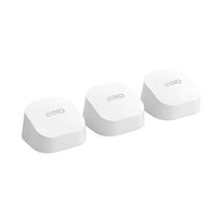 Amazon eero 6+ AX3000 Dual-Band Mesh Wi-Fi 6 System (3-pack) - White from Eero sold by 961Souq-Zalka