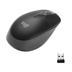 A Photo Of Logitech M190 Wireless Mouse - Full-Size Ergonomic Design with Lag-Free Wireless Connectivity