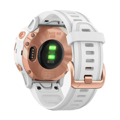 A Photo Of Garmin FĒNIX 6S Pro - Rose Gold-Tone With White Band