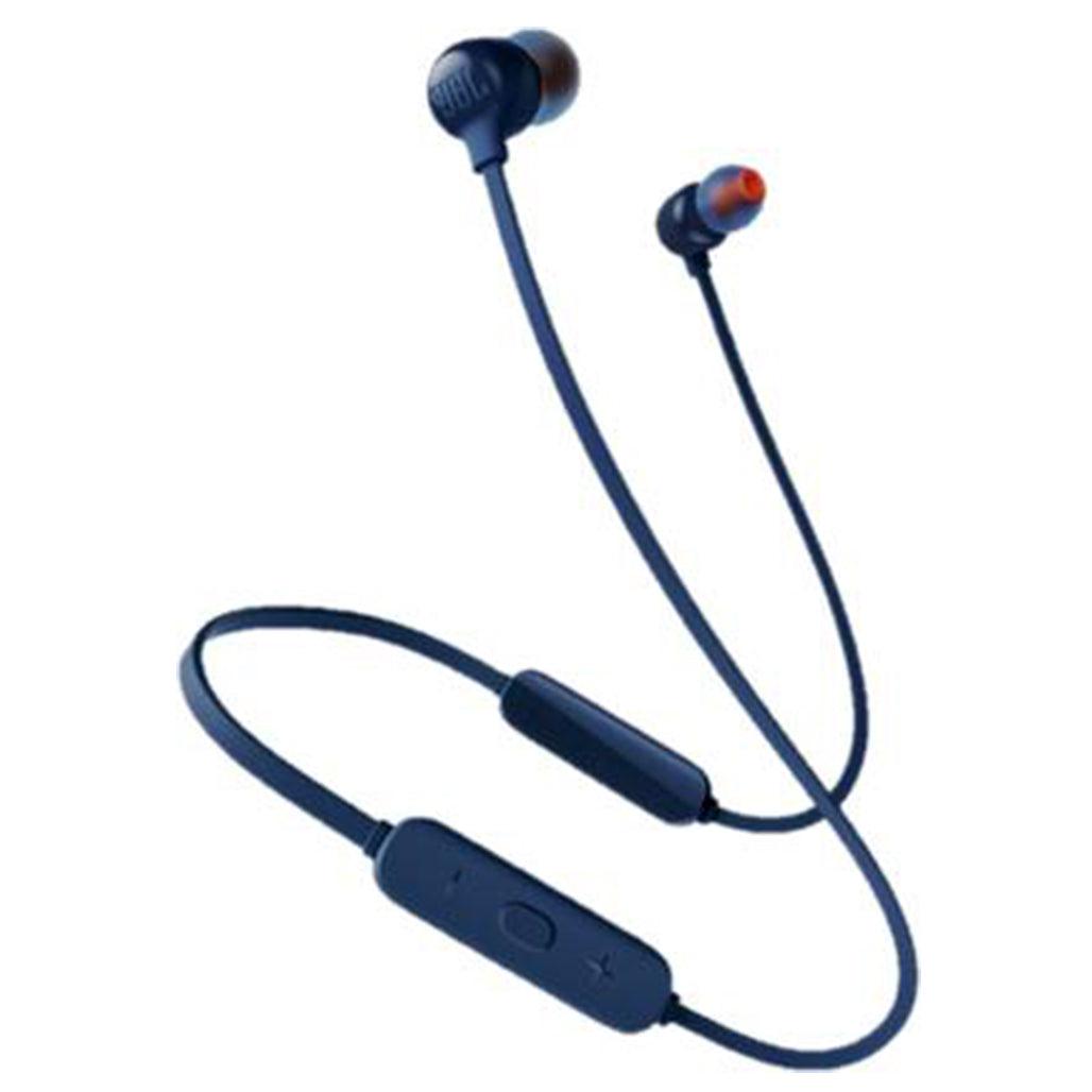 JBL T125BT Wireless In-Ear Pure Bass Headphones Blue/Coral, 23189976449196, Available at 961Souq