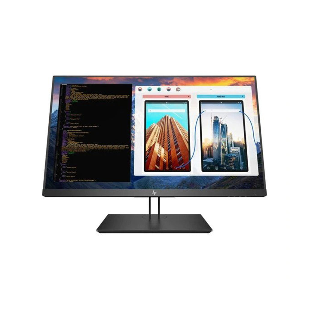 HP 2TB68A4R 27 inch 4K UHD DISPLAY Pivot Rotation Four-Sided Micro Edge Black, 29842242961660, Available at 961Souq