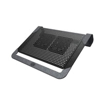 Cooler Master Notepal U2 Plus V2 Laptop Air Cooler, Dual 80mm Moveable Aluminum Material, Supports up to 17” Laptop from Cooler Master sold by 961Souq-Zalka