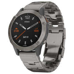 Garmin FENIX 6 Sapphire Titanium from Garmin sold by 961Souq-Zalka