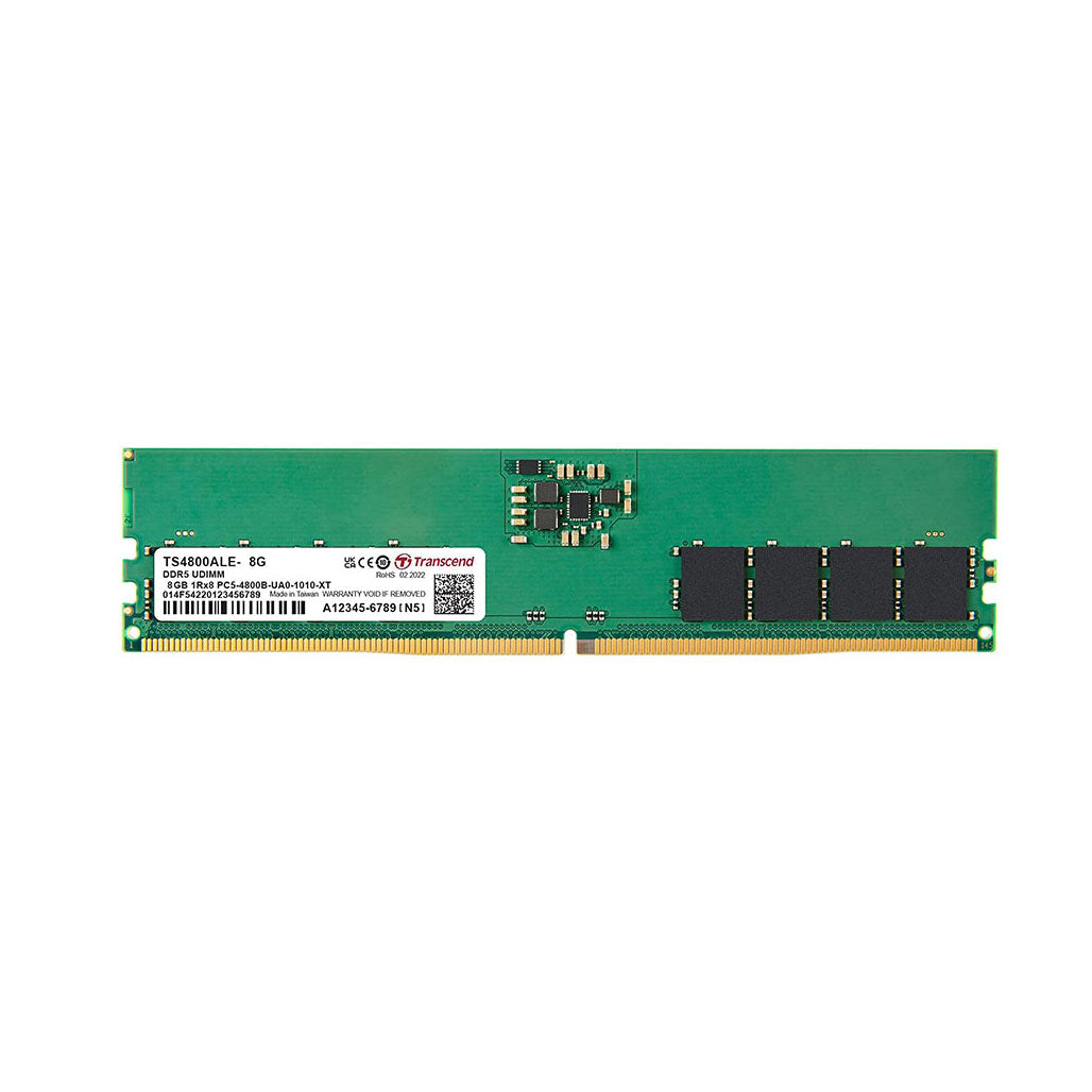 Transcend DDR5 4800 Unbuffered Long-DIMM 8GB from Transcend sold by 961Souq-Zalka