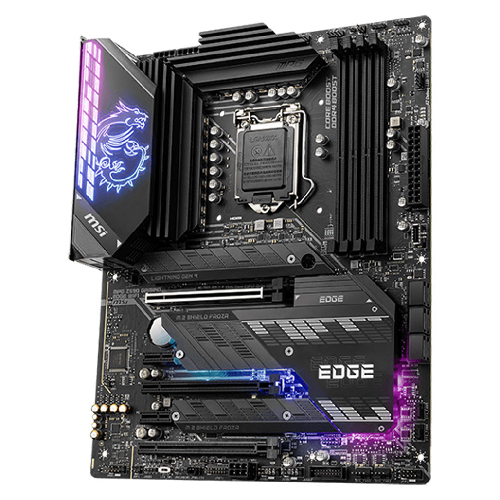 A Photo Of MSI MPG Z590 GAMING EDGE Mother Board - LGA 1200