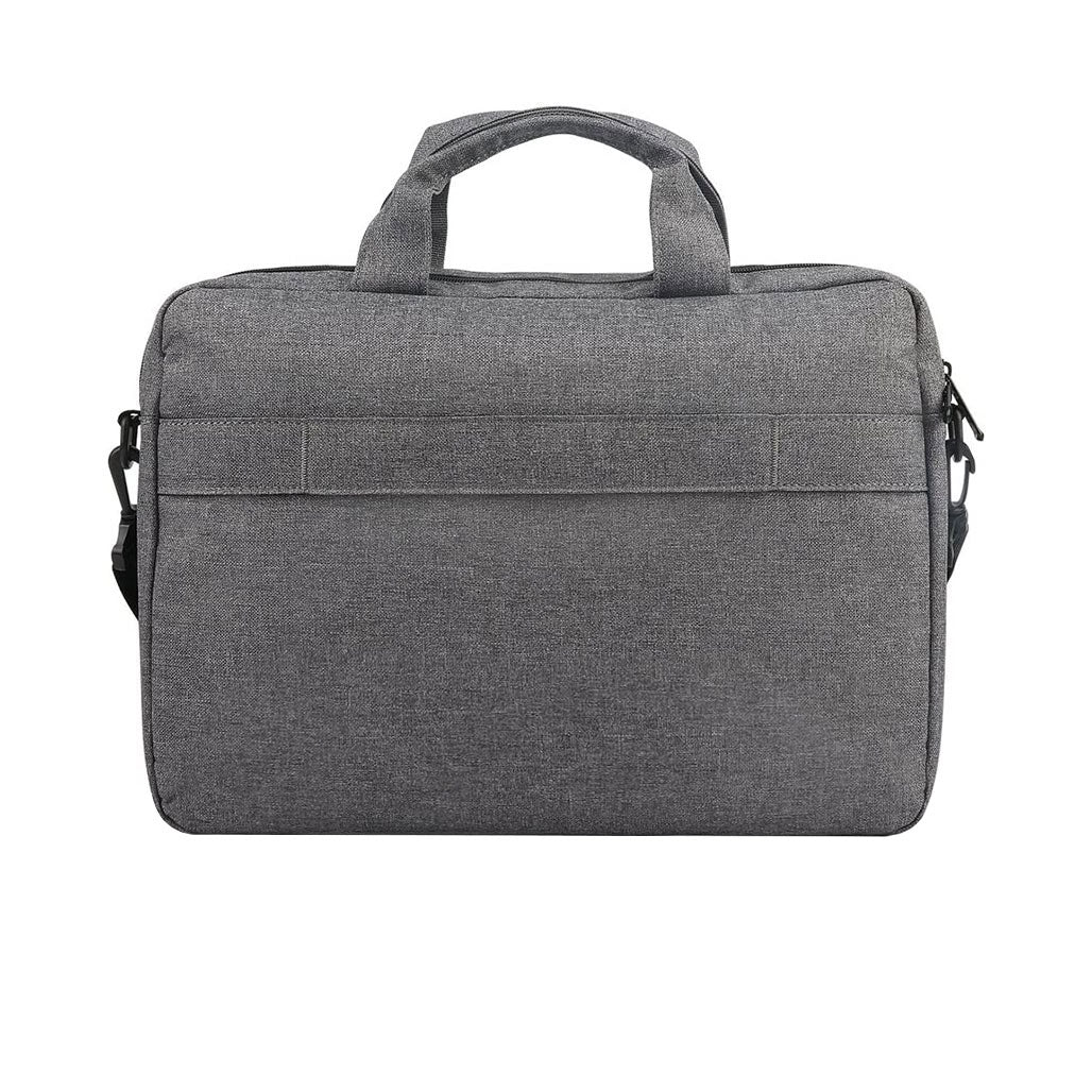 A Photo Of Lenovo 15.6-Inch Casual Toploader T210 Laptop Bag - Black, Water-Repellent Polyester