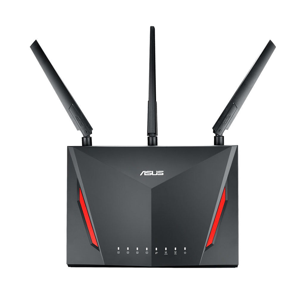 Asus RT-AC86U, AC2900 Dual Band Gigabit WiFi Gaming Router from Asus sold by 961Souq-Zalka