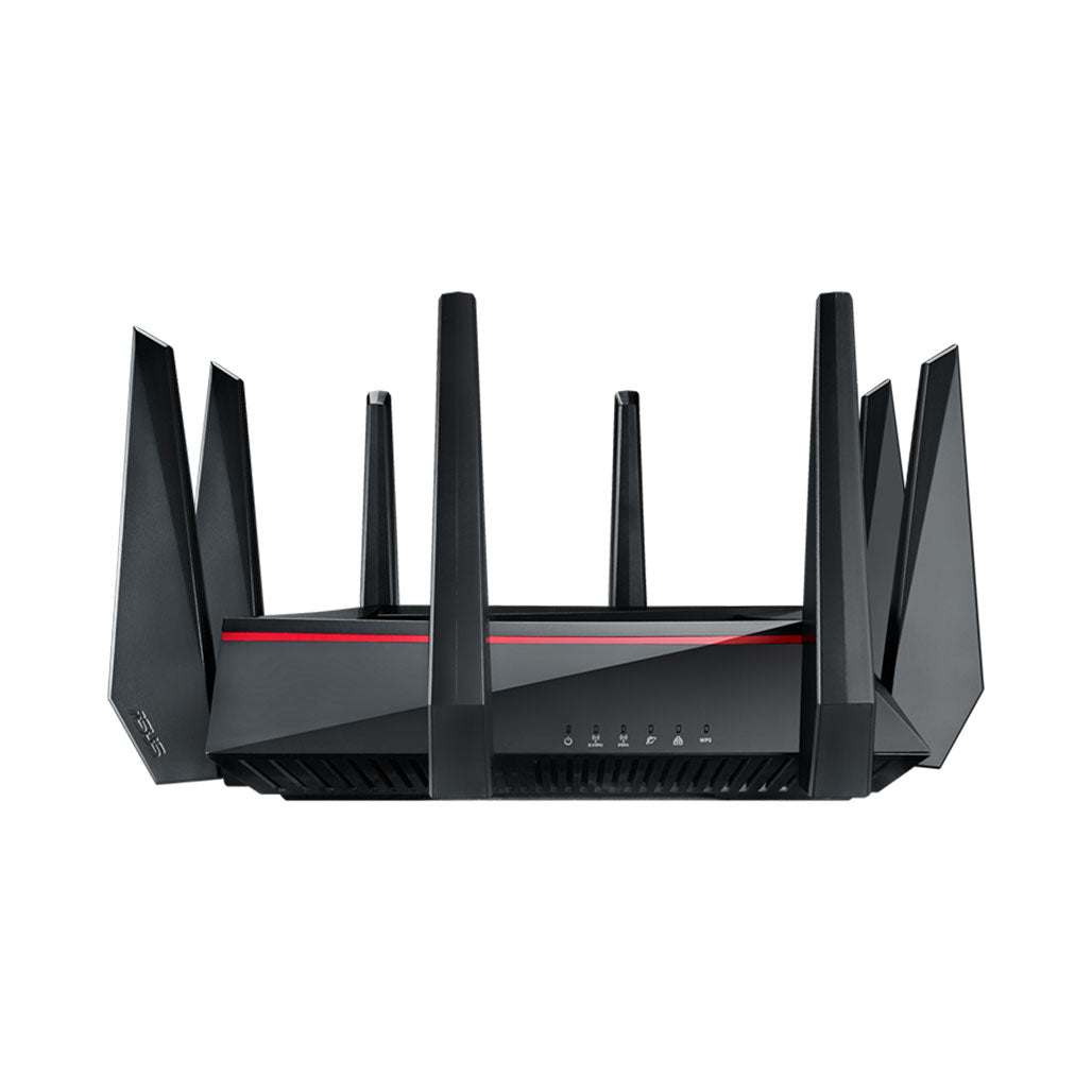 A Photo Of Asus RT-AC5300 Tri-Band Gigabit WiFi Gaming Router with MU-MIMO, supporting AiProtection