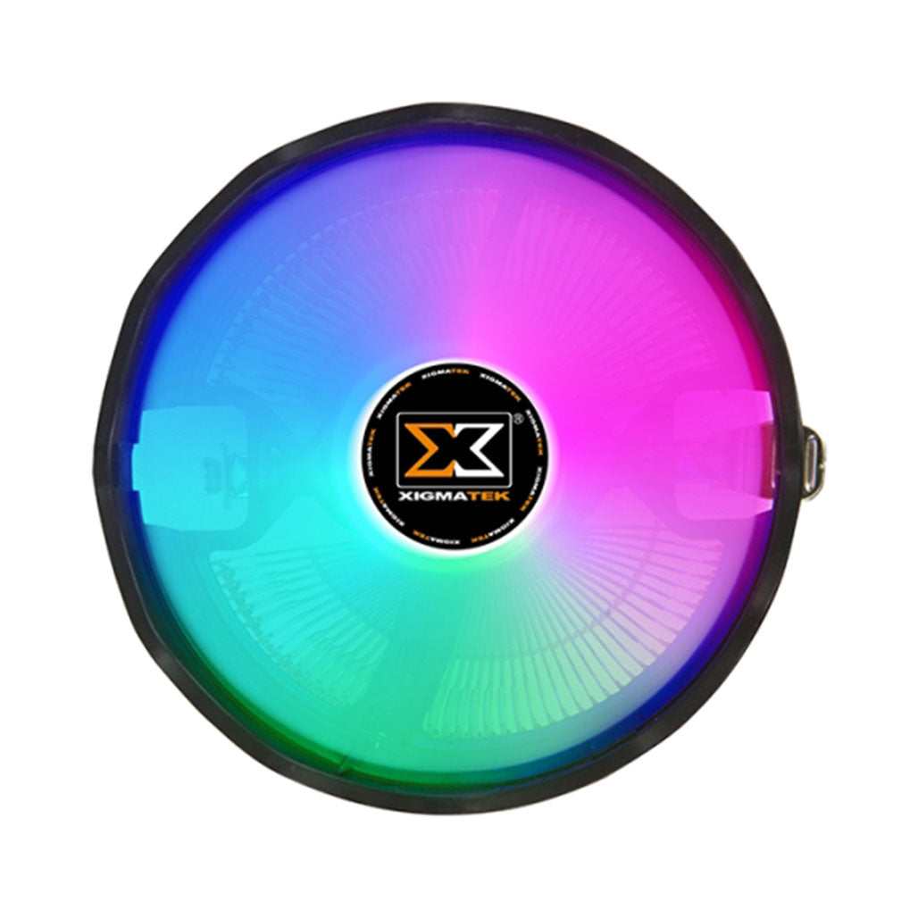 Xigmatek Apache Plus (Copper Anodized Aluminium Fins, 12cm 1500RPM Multi Color LED Fan), 29812995621116, Available at 961Souq