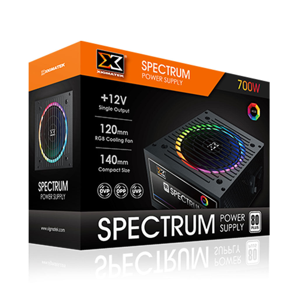 A Photo Of Xigmatek Spectrum - 700w Power Supply 80 PLUS