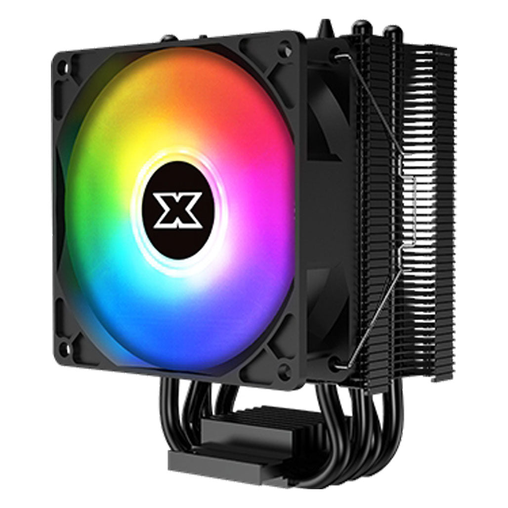 A Photo Of Xigmatec Windpower 964 RGB (Black Anodized, 90mm RGB PWM Fan)