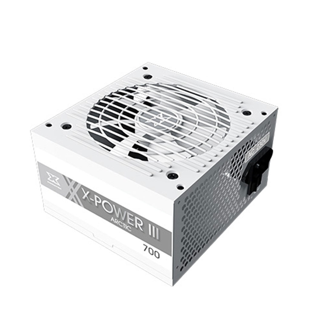 Xigmatek XPOWER III ARCTIC 700W 12CM WHITE BLADE FAN, 29883723088124, Available at 961Souq