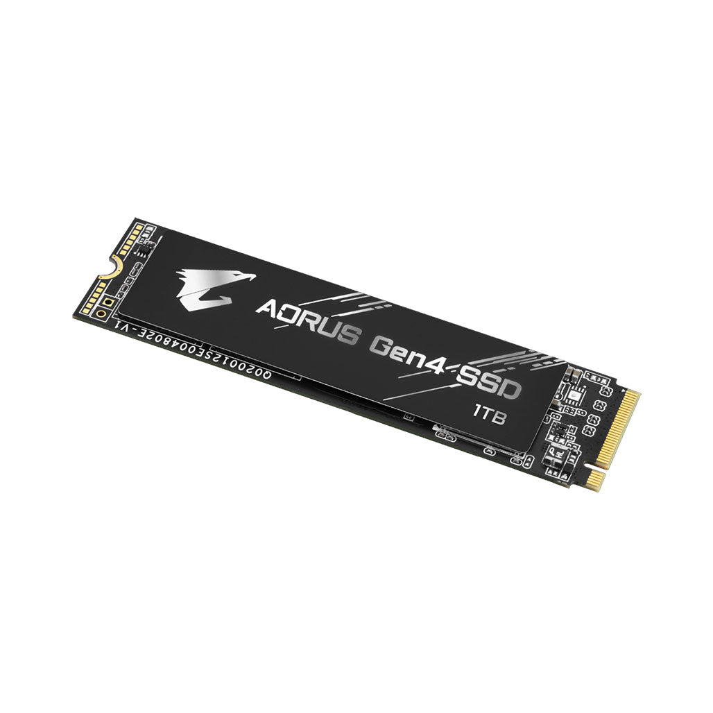 A Photo Of Gigabyte Aorus Gen4 SSD 1TB - High-Speed Performance with NVMe 1.3 and 3D TLC NAND