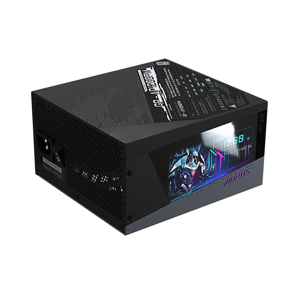 Gigabyte Aorus P1200W RGB Fully Modular, 29943932059900, Available at 961Souq