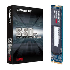 A Photo Of Gigabyte 128GB NVMe PCIe 3.0 x4 SSD - High-Speed M.2 2280 Drive with Up to 1550 MB/s Read and 550 MB/s Write Speeds