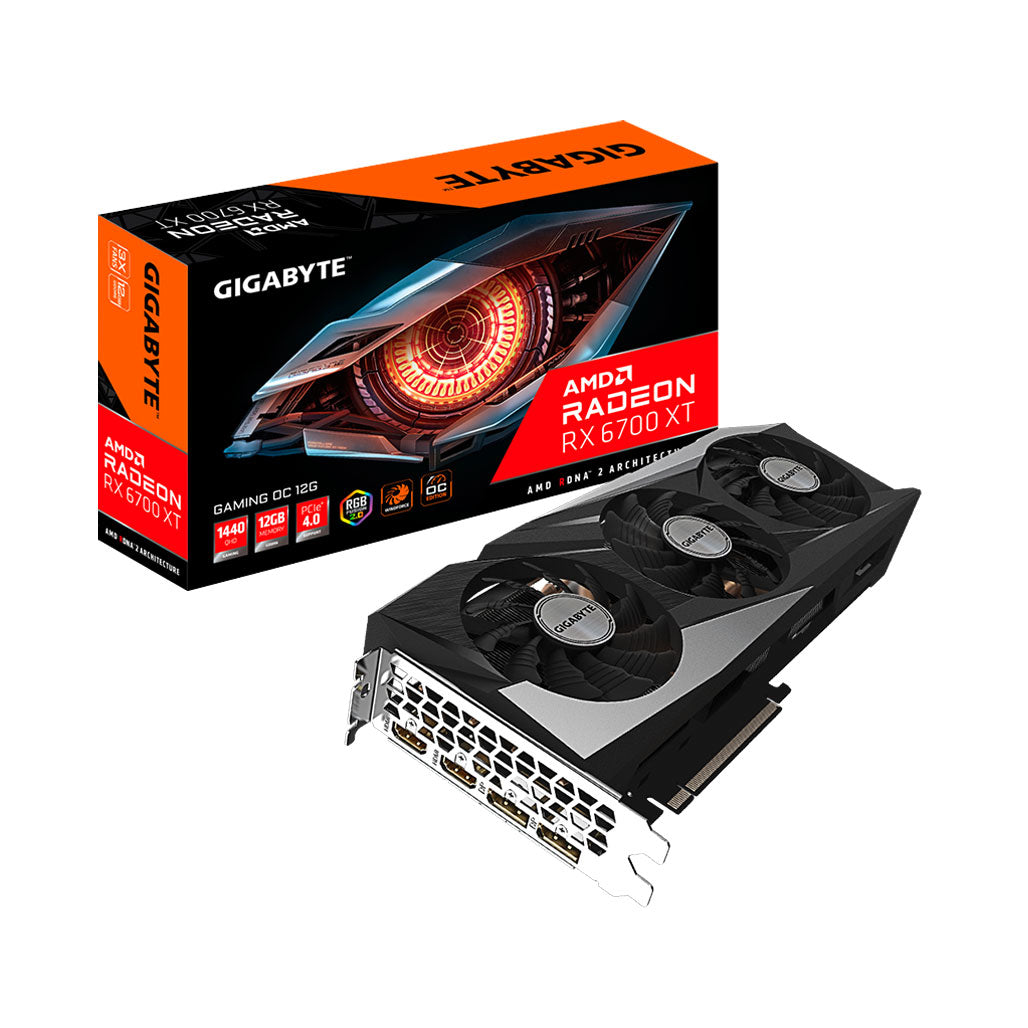 A Photo Of Gigabyte Radeon™ RX 6700 XT GAMING OC 12G