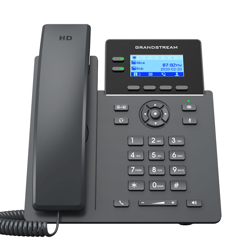 Grandstream GRP2602 2-Line 4-SIP Carrier Grade IP Phone, 31556612227324, Available at 961Souq