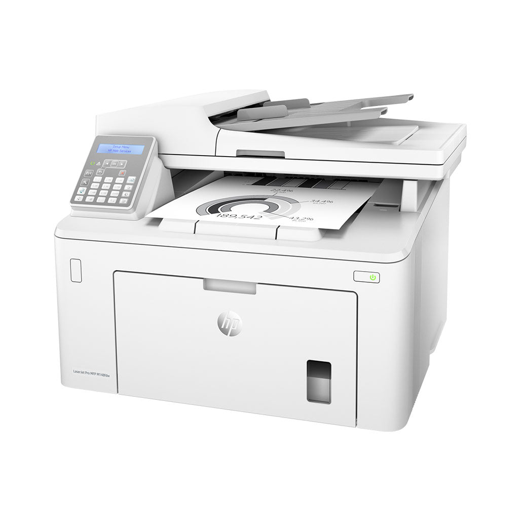 HP LaserJet Pro MFP M148fdw Print, copy, scan, fax, wireless, 30180318052604, Available at 961Souq