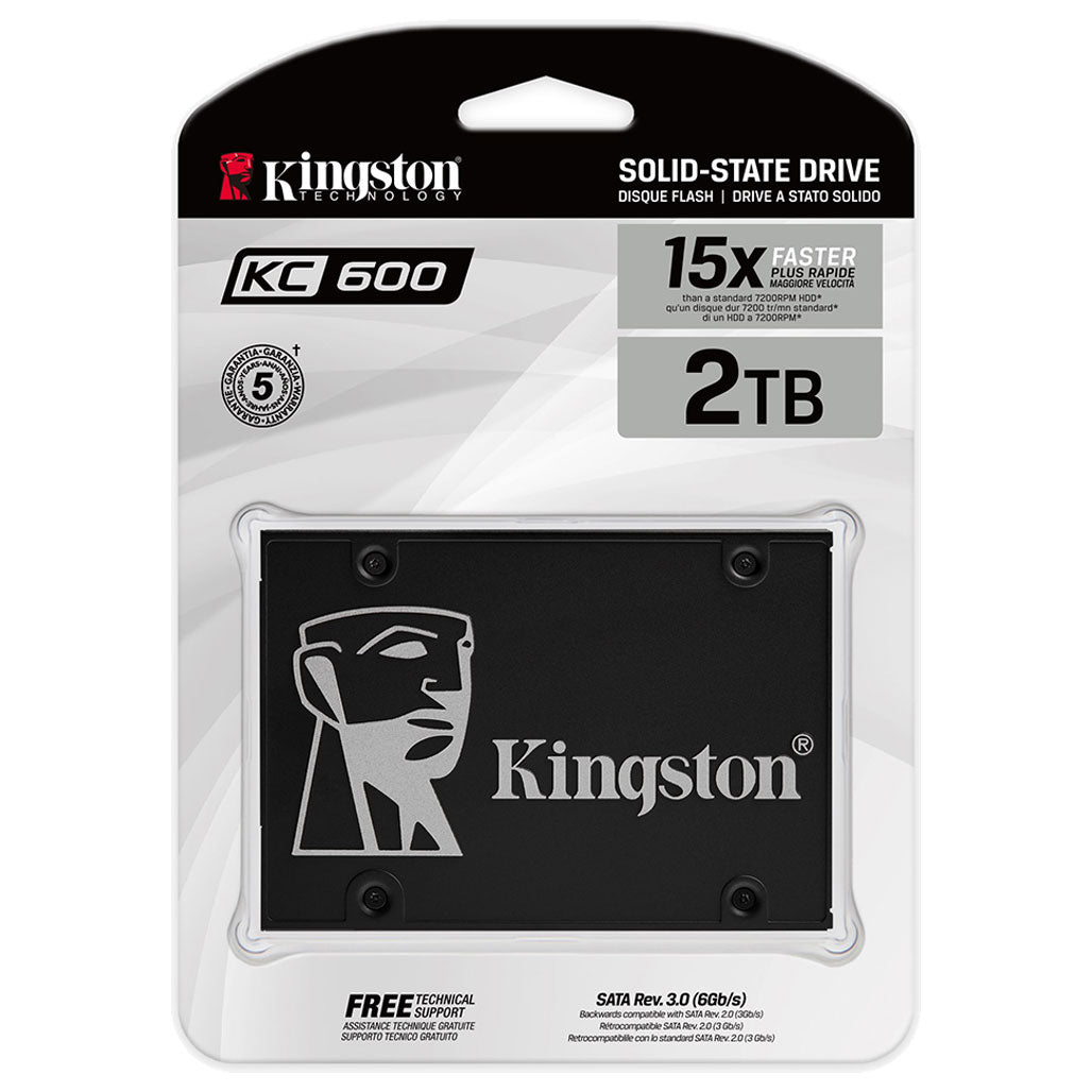 Kingston KC600 2TB SSD, 29804847104252, Available at 961Souq