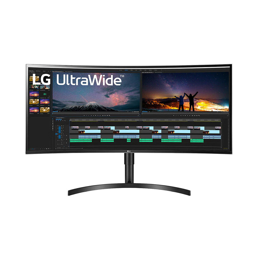 LG 38WN75C-B 38 inch 21:9 Curved WQHD+ IPS HDR10 Monitor, 31683903553788, Available at 961Souq