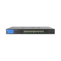 Linksys Business Switch - 24 Port 24-Port Managed Gigabit PoE+ Switch 250W with 4 1G SFP Uplinks TAA Compliant LGS328PC from Linksys sold by 961Souq-Zalka