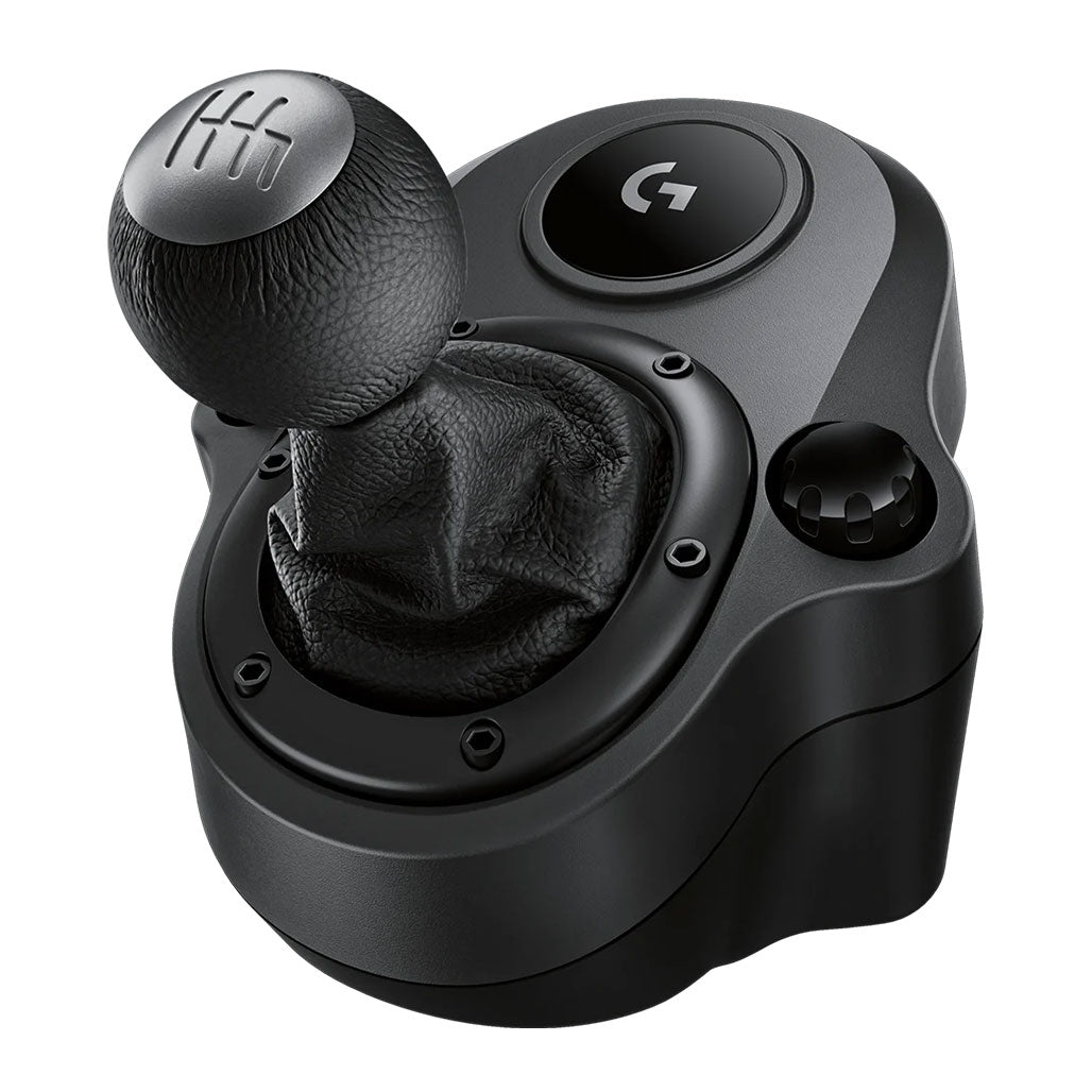 A Photo Of Logitech Driving Force Shifter for G923, G29, and G920 Racing Wheels – Precision 6-Speed Gearbox with Steel and Leather Components