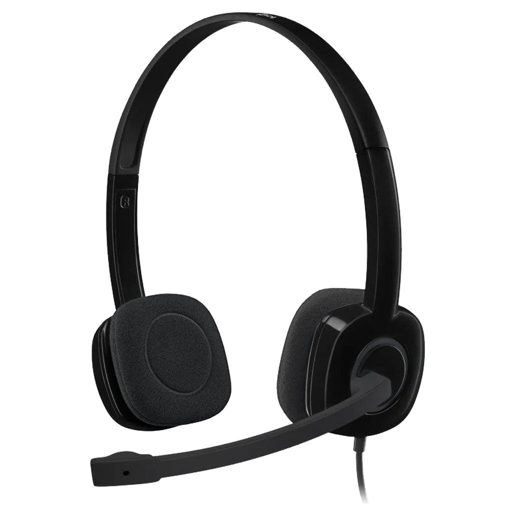 Logitech H151 Stereo Headset Multi-device headset with in-line controls, 29978624196860, Available at 961Souq