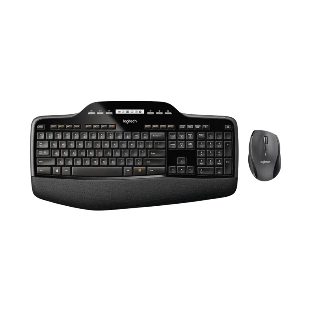 A Photo Of Logitech MK710 Performance Wireless Keyboard and Mouse Combo - Arabic - Black