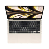 Apple Macbook Air - 13.6"- 8-Core M2 - 8GB Ram - 512GB SSD - 10-Core GPU Starlight from Apple sold by 961Souq-Zalka