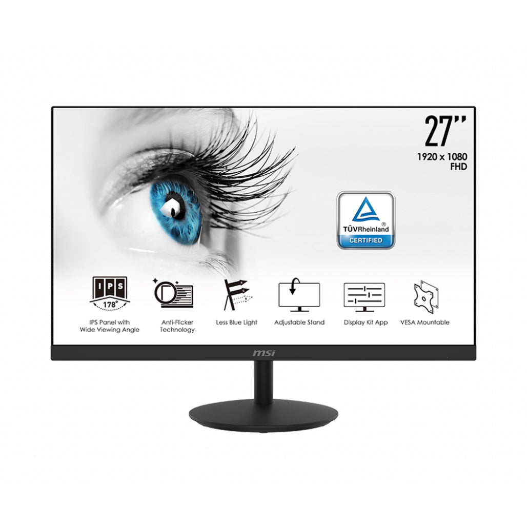 MSI PRO MP271 27 inch 75Hz Monitor, 29869924843772, Available at 961Souq