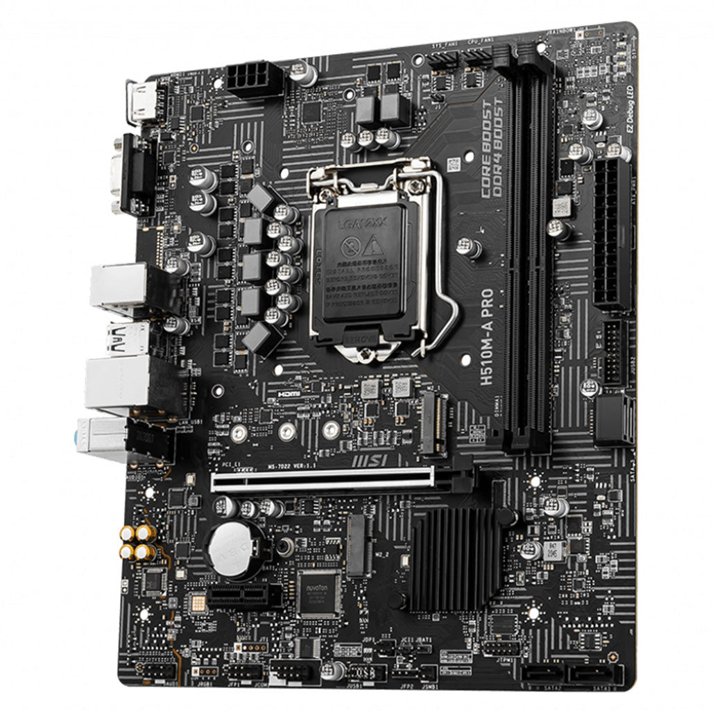 A Photo Of MSI H510M-A PRO MotherBoard - LGA 1200