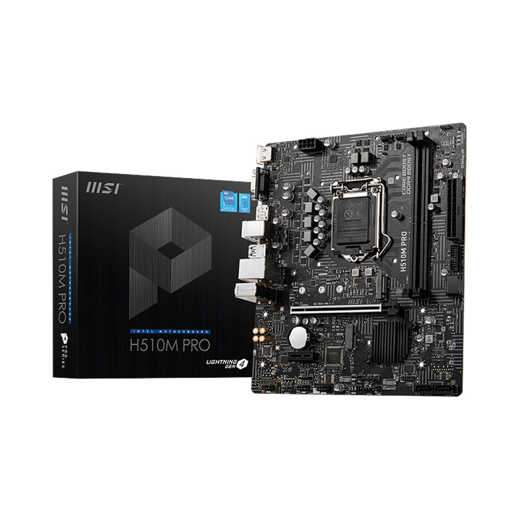 MSI H510M PRO MotherBoard - LGA 1200, 29866878730492, Available at 961Souq