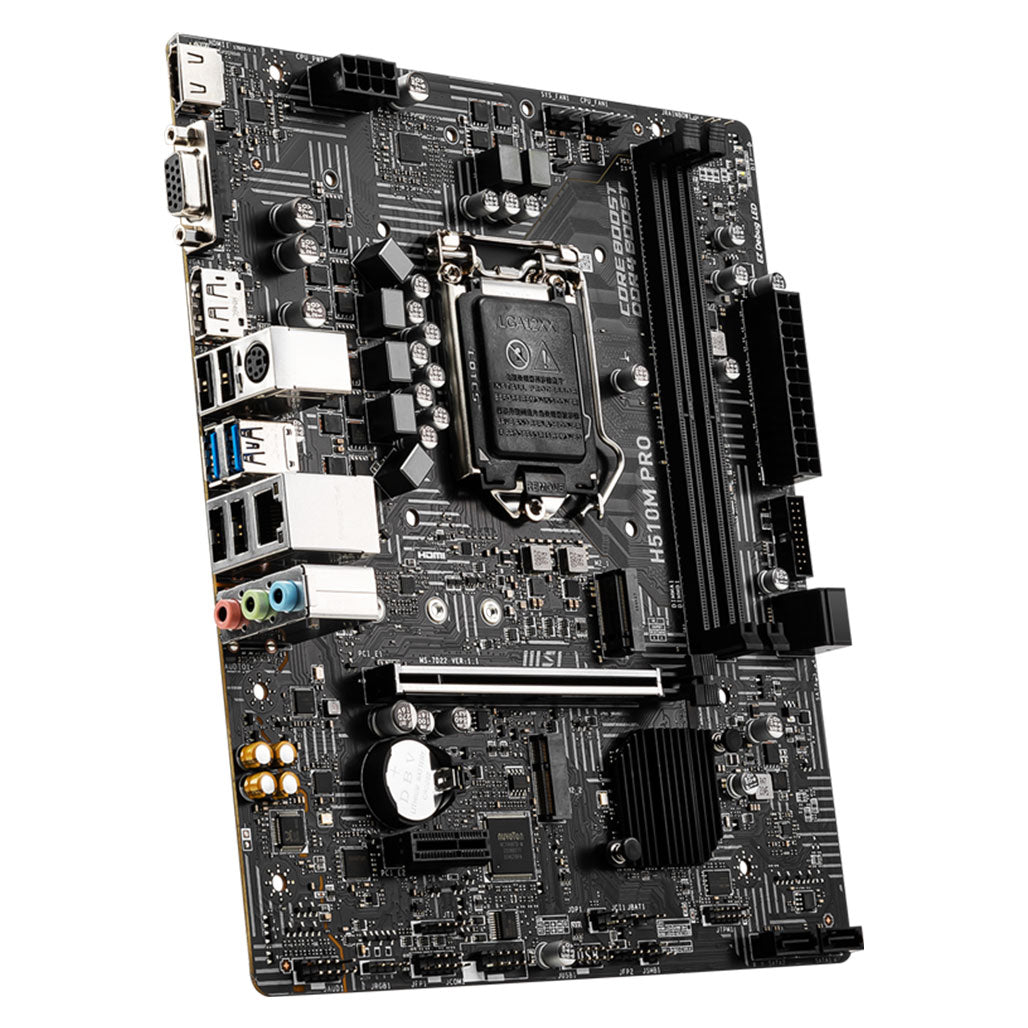 MSI H510M PRO MotherBoard - LGA 1200, 29866878632188, Available at 961Souq
